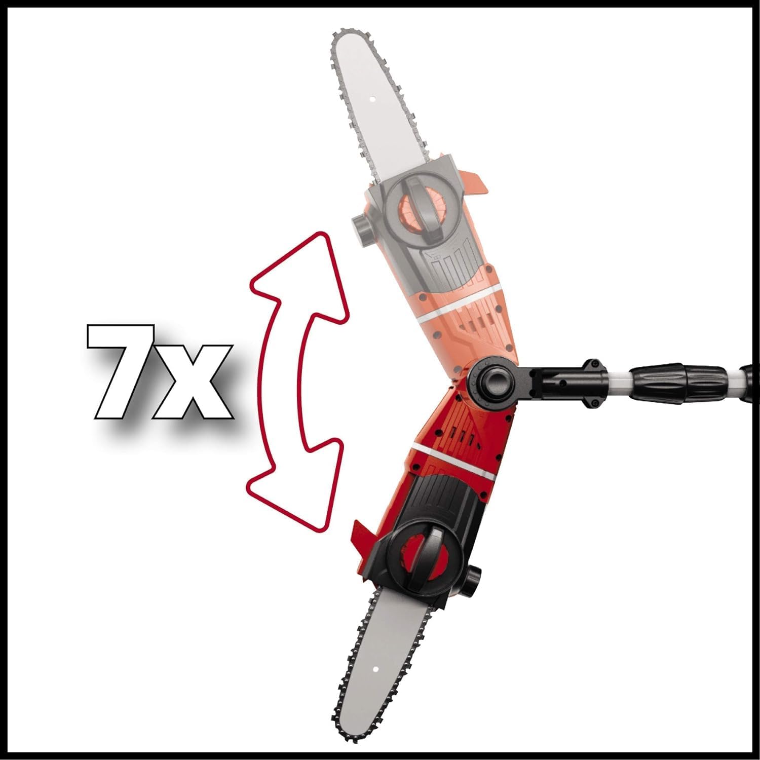 Einhell Akku Hochentaster GE-LC 18 Li T-Solo Power X-Change (Li-ion, 18 V, 20 Schwertlänge, Teleskopstiel, Oregon Schwert und Kette, Ohne Akku und Ladegerät)