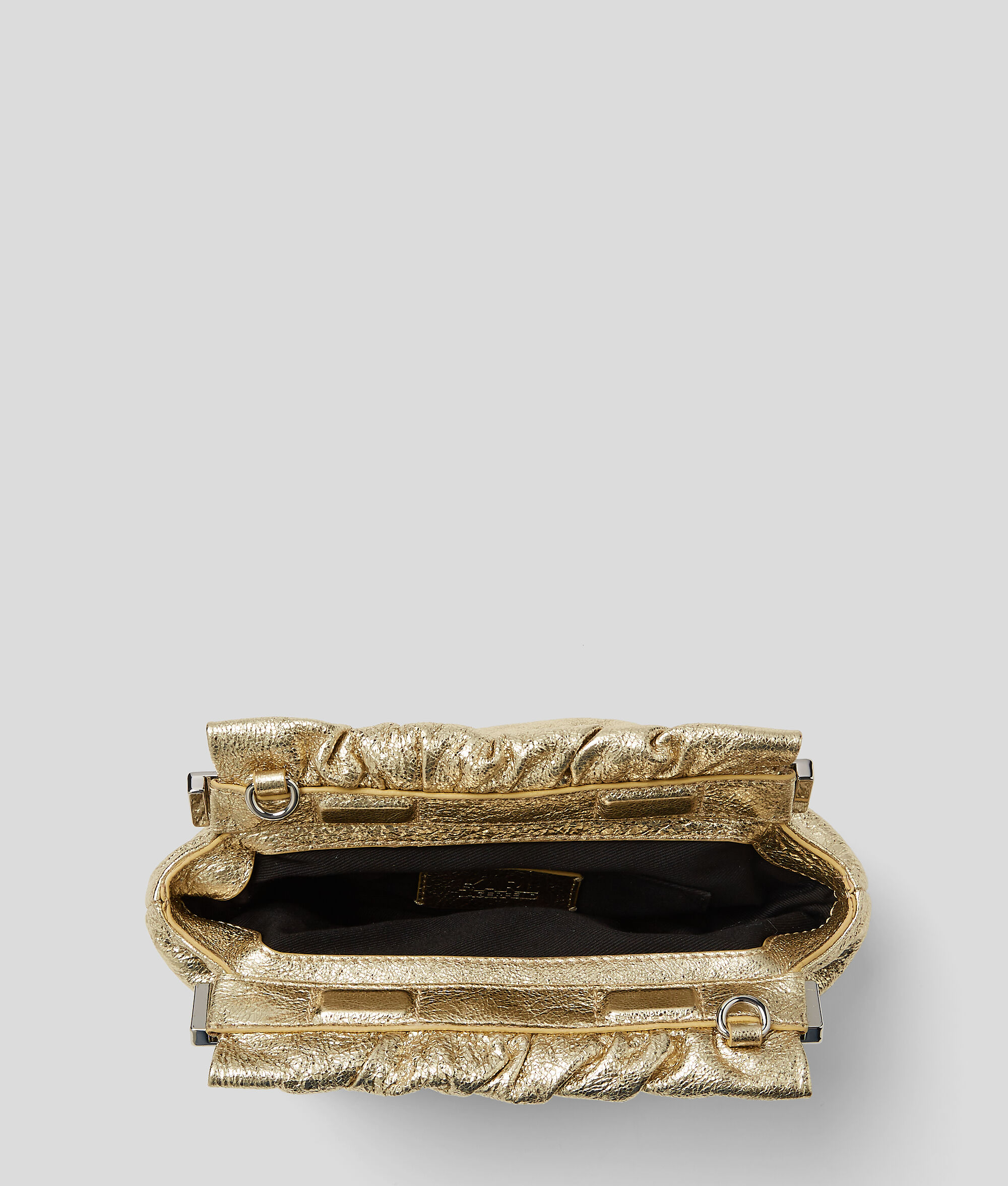 SAC BAGUETTE K/KROSS MÉTALLISÉ DORÉ