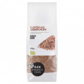 Raw Organic Food Gebroken lijnzaad