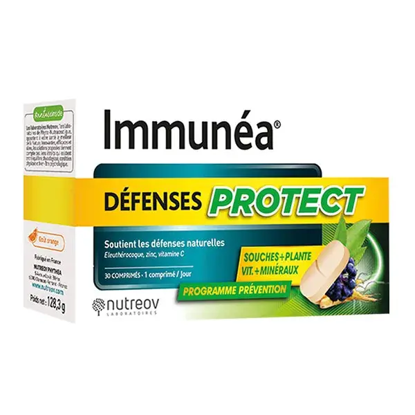 Nutreov Immunea Defenses Protect - Caixa com 30 comprimidos