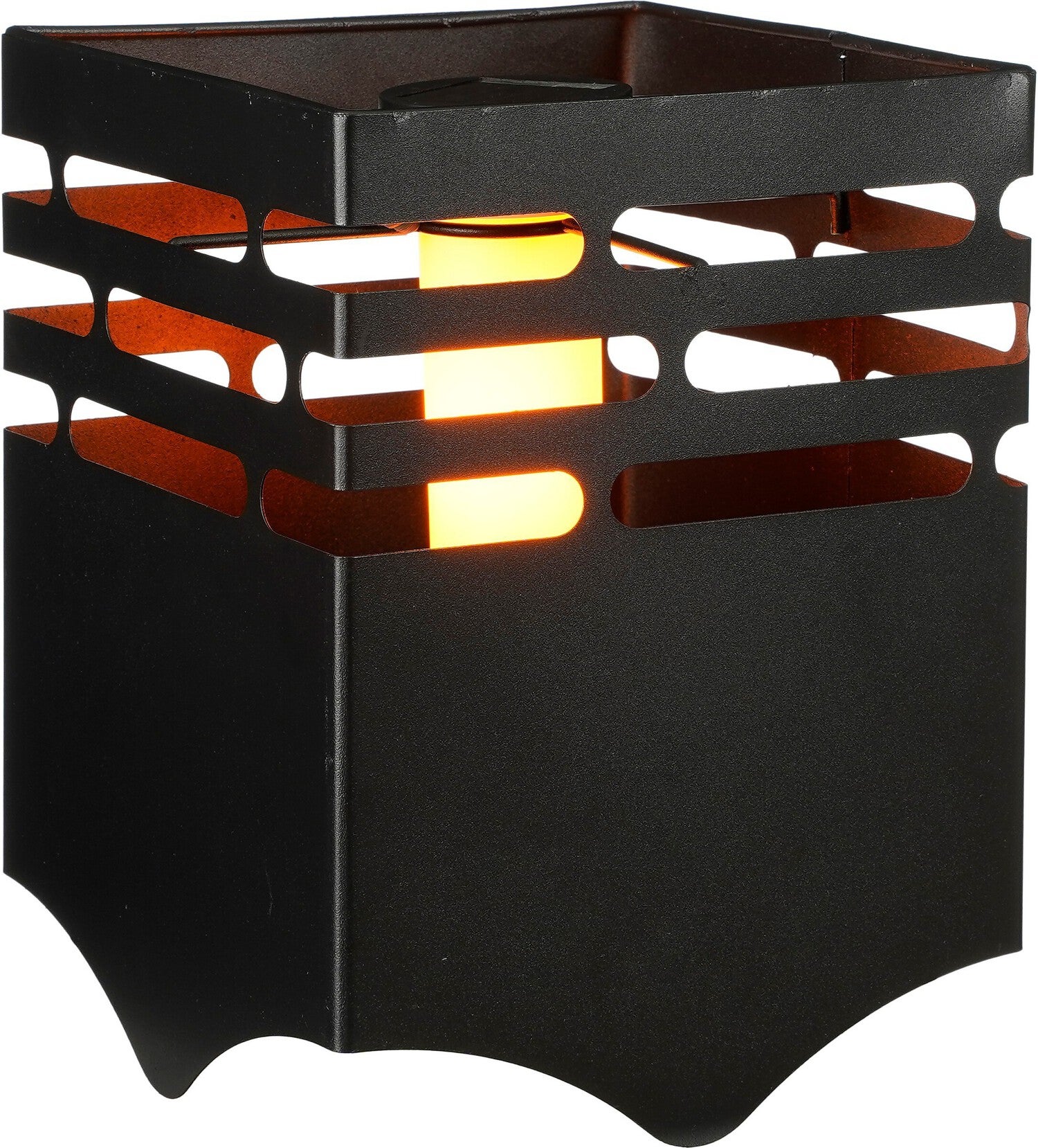 Luca Lighting solar tafellamp zwart 19 x 19 x 25 cm