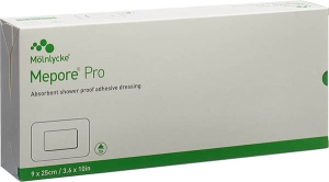 MEPORE PRO Wundverband 25 x 9 cm Wundkissen 19 x 4.5 cm steril, 30 Stück