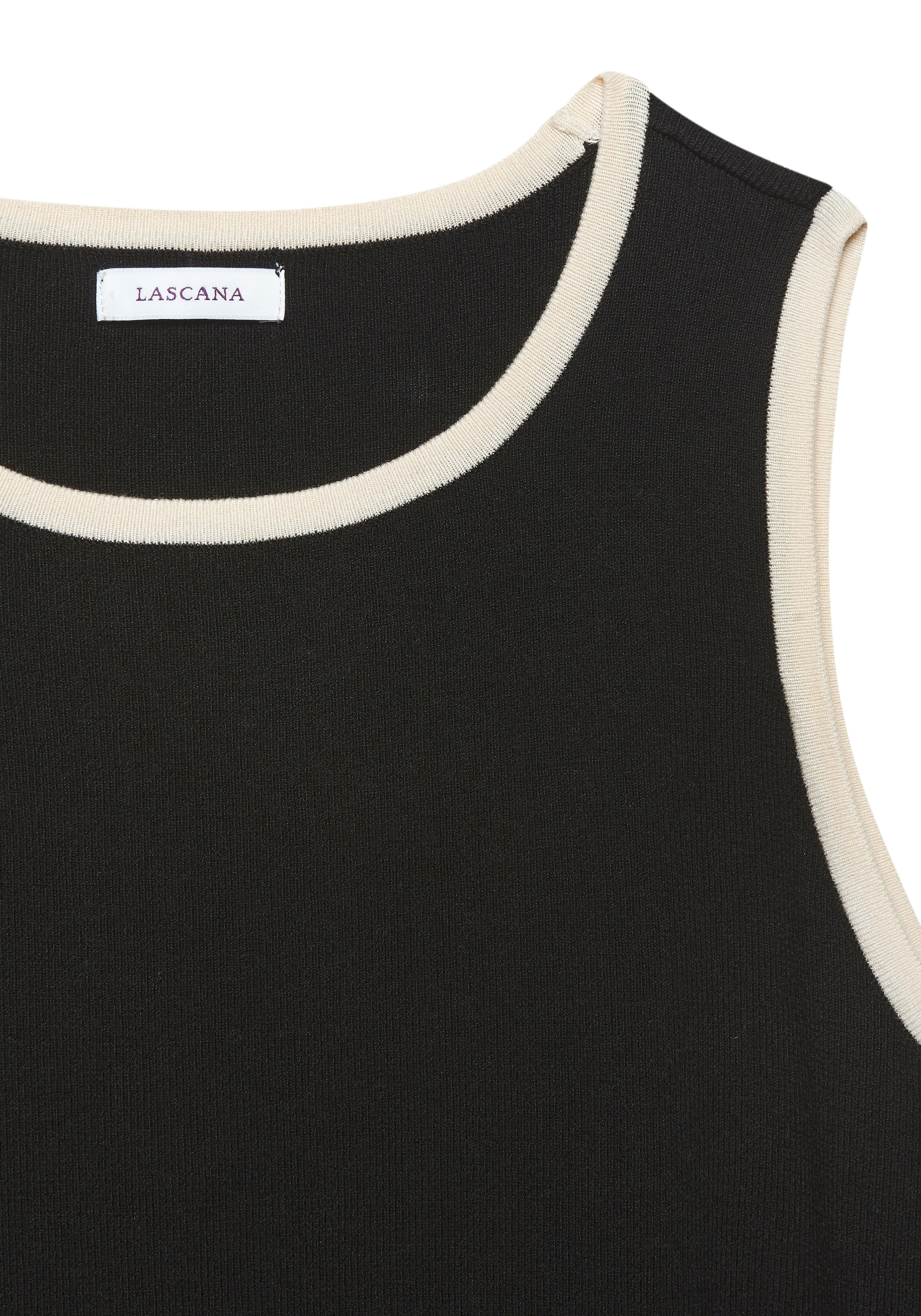 LASCANA Stricktop , aus soften Feinstrick, Basic Tanktop, schmale Passform