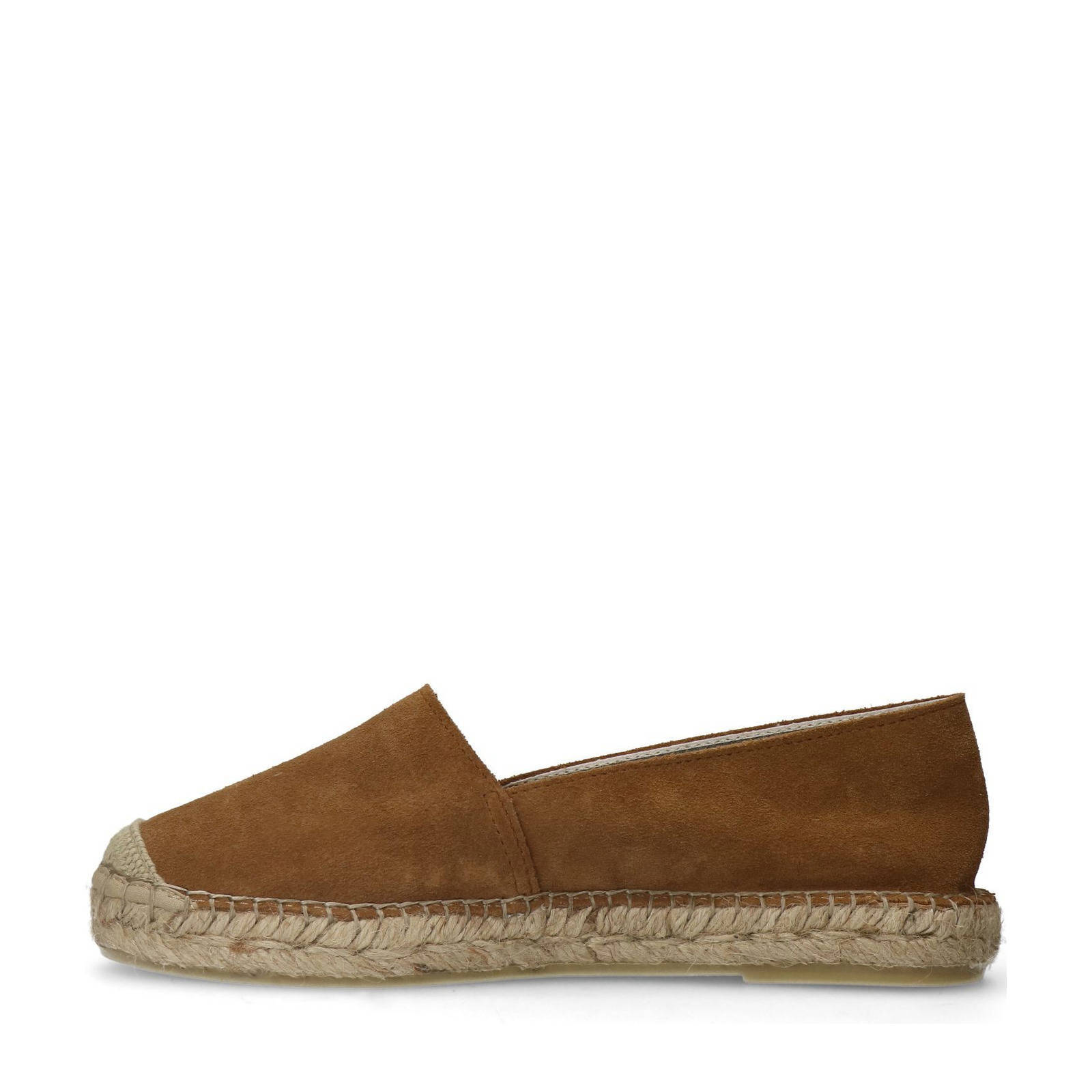 Manfield suède espadrilles cognac