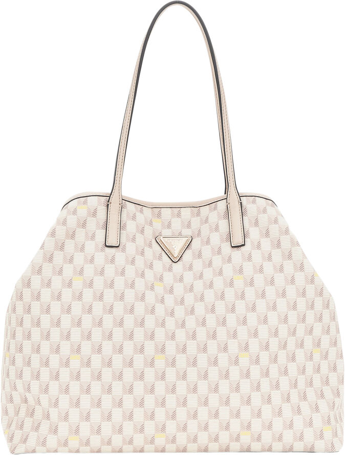 GUESS G WAVE LARGE 2 IN 1 TOTE Blush logo