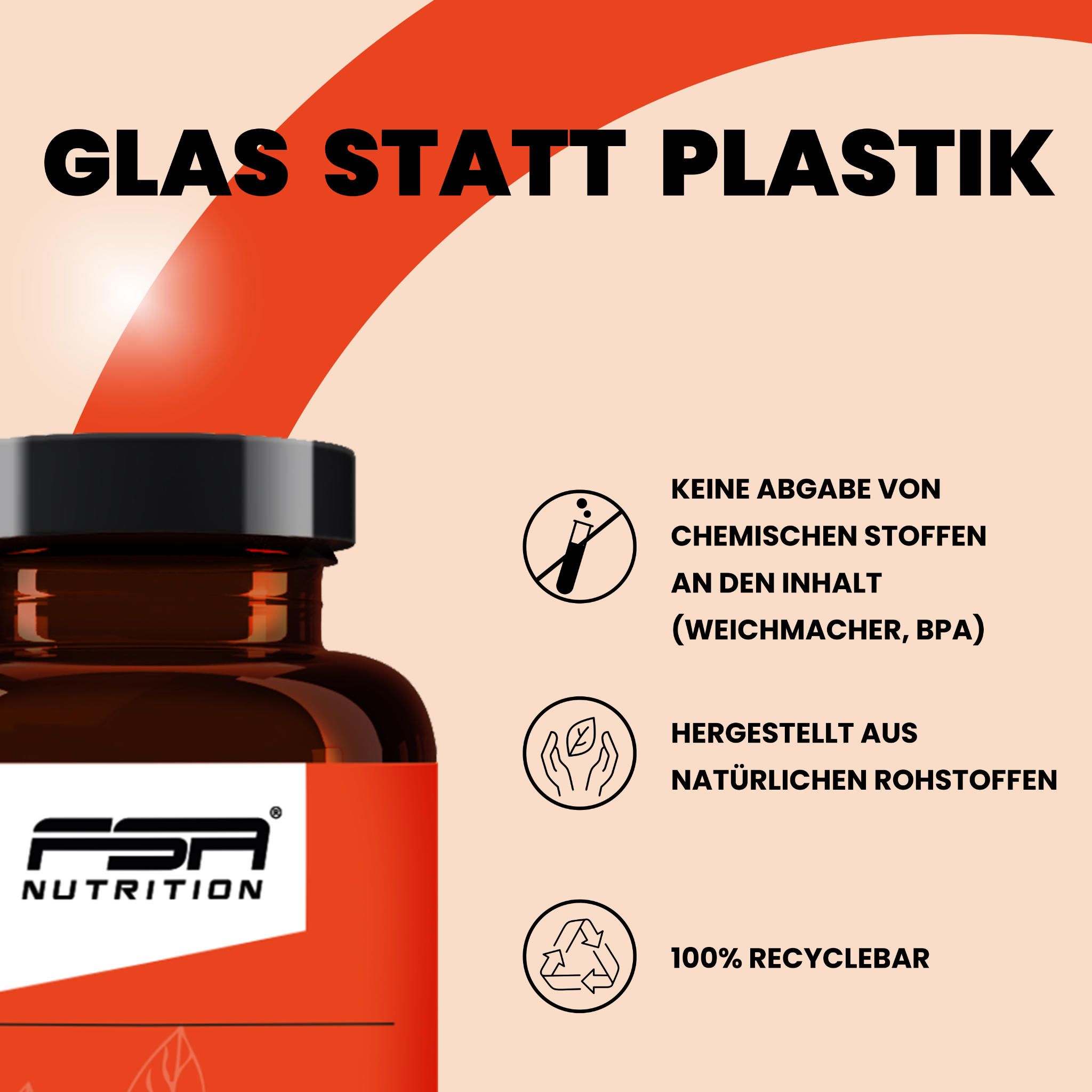 FSA NUTRITION Ashwagandha KSM-66 im Glas