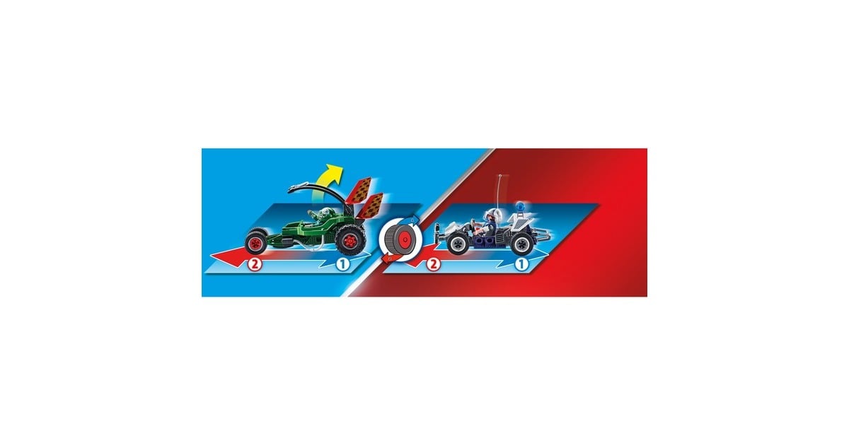 PLAYMOBILCity Action - Politiekart: achtervolging van de kluisrover Constructiespeelgoed  (70577)