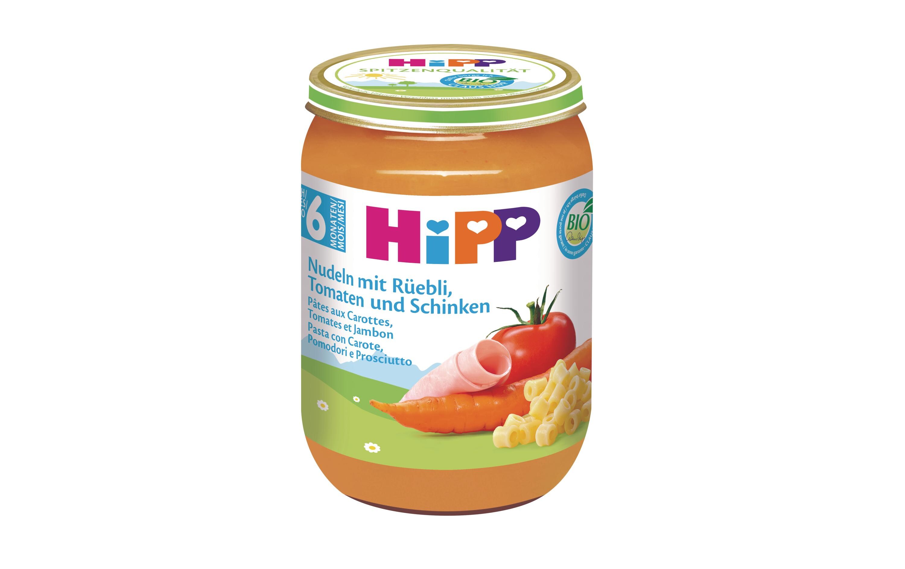 Menü Nudeln Rüebli Tomaten SchinkenMenü, Nudeln mit Rüebli, Tomaten & Schinken, 1 x 190 g