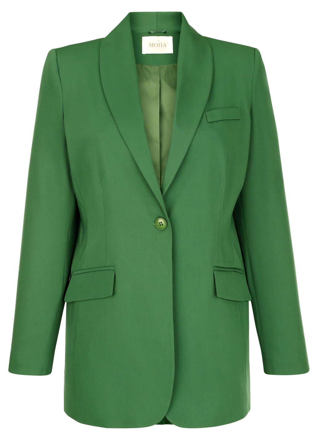 Blazer mit Schalkragen