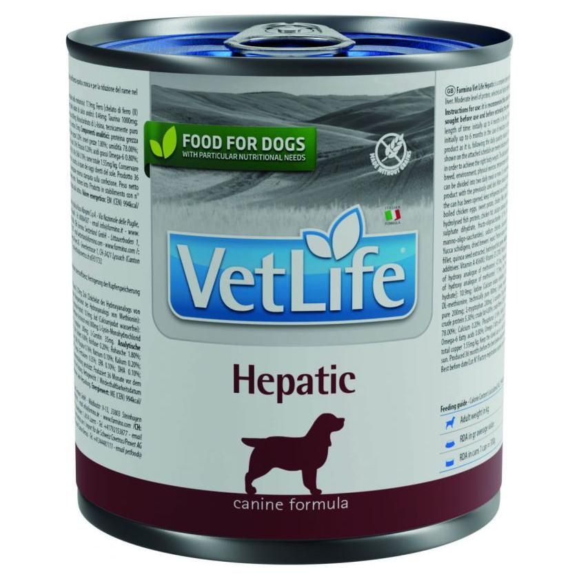 Nassfutter Hund Farmina VetLife - Hepatic