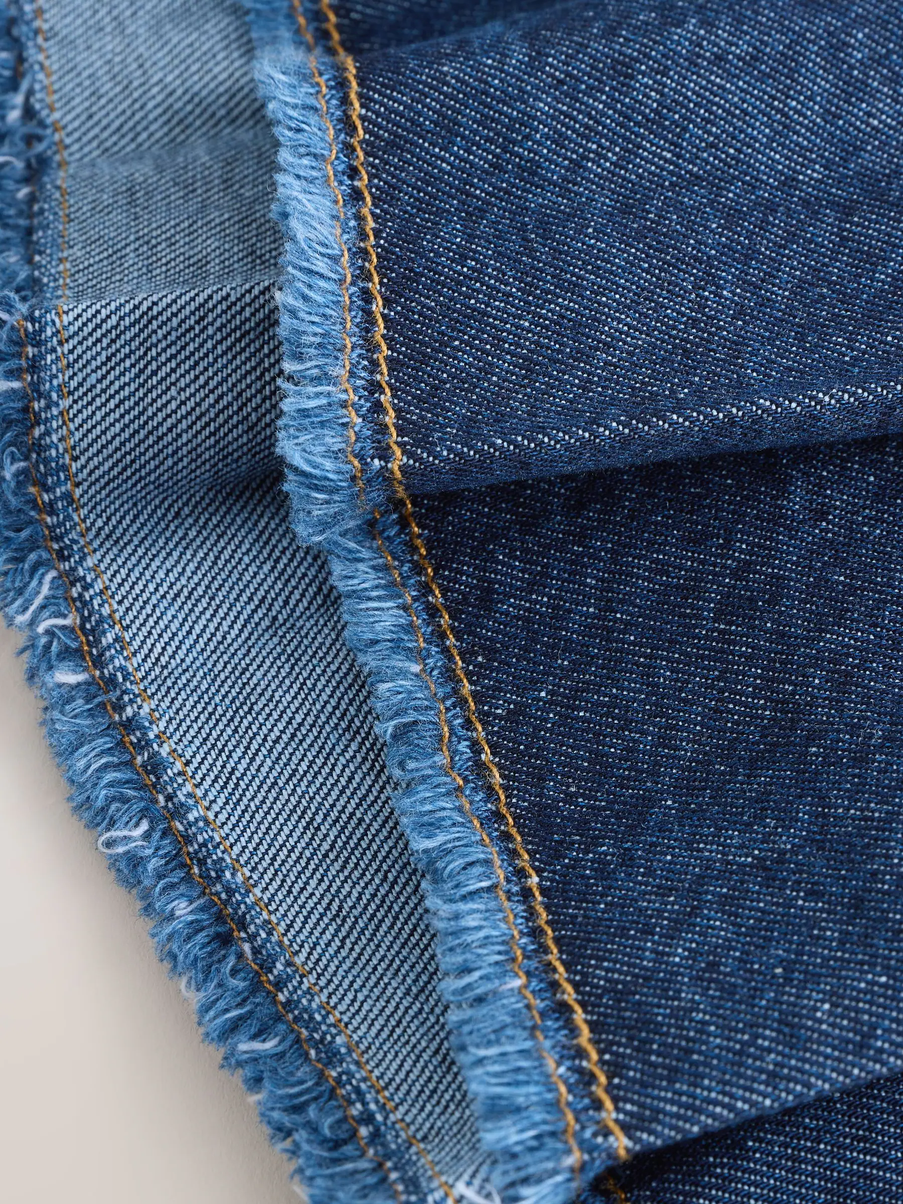 Donkere wassing - Geplooide denim rok (3-16jr)