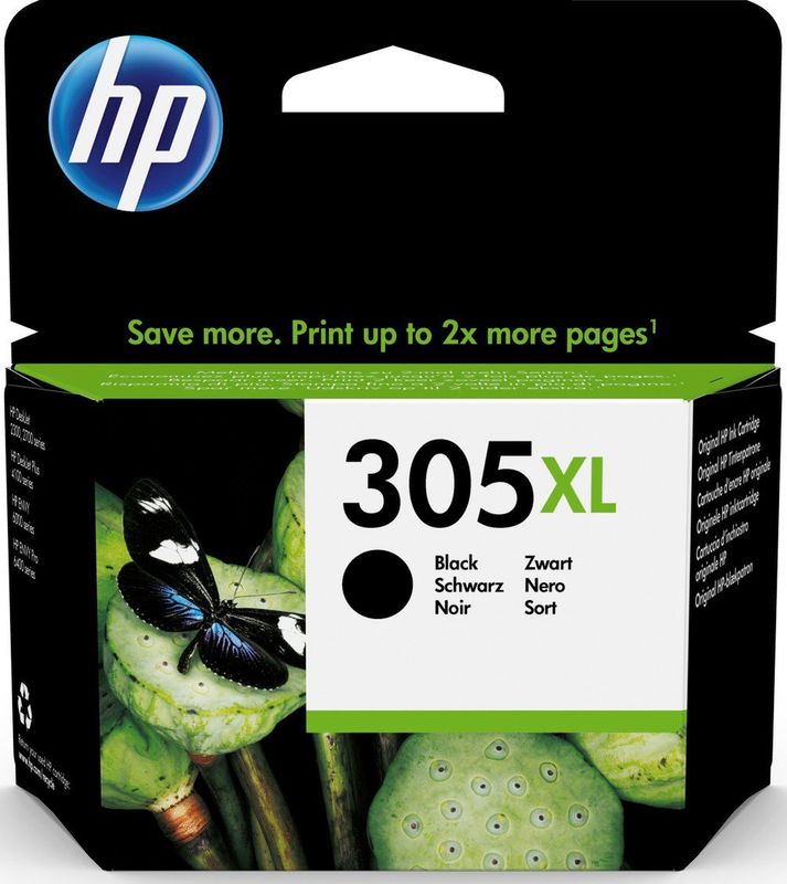 HP 305XL High Yield Inktcartridge - Zwart