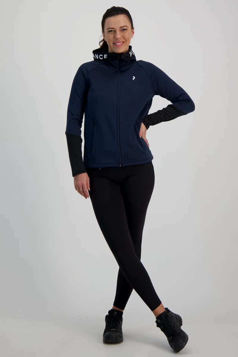 PEAK PERFORMANCE Rider Zip Hood Damen Midlayer
