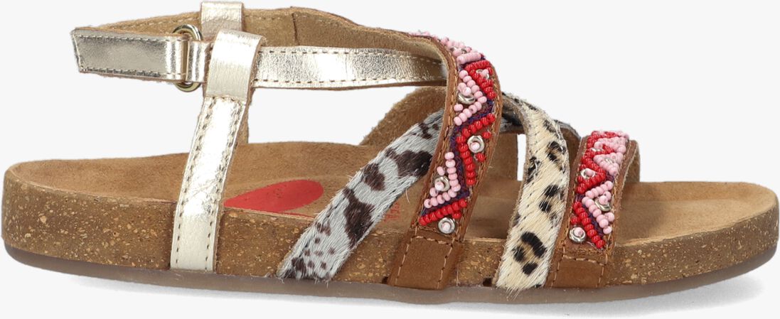 SHOESME gouden shoesme sandalen ic22s009