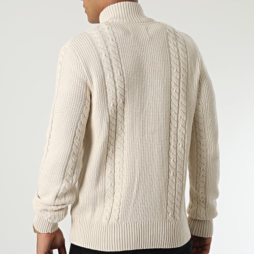 Gilet Coted Knit 12215817 Beige