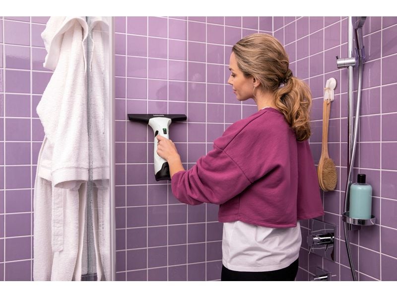 Kärcher Fenstersauger WV 2 Plus N Schwarz/Weiss Akku-Fenstersauger-Set
