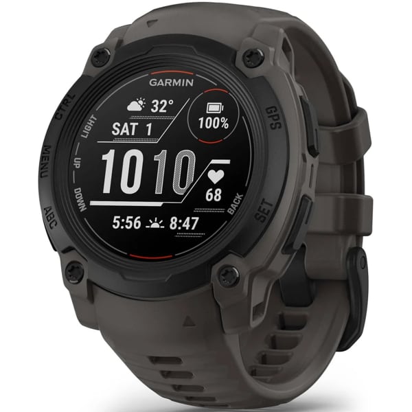 SFS195_Cardio et GPS GARMIN INSTINCT E 40 MM BLACK BEZEL W/ CHARCOAL BAND