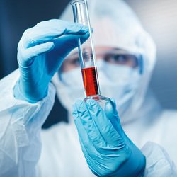 Gants d'examen en nitrile non poudré 