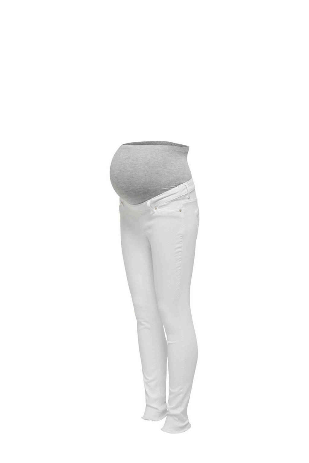 ONLY MATERNITY skinny zwangerschapsjeans OLMBLUSH white