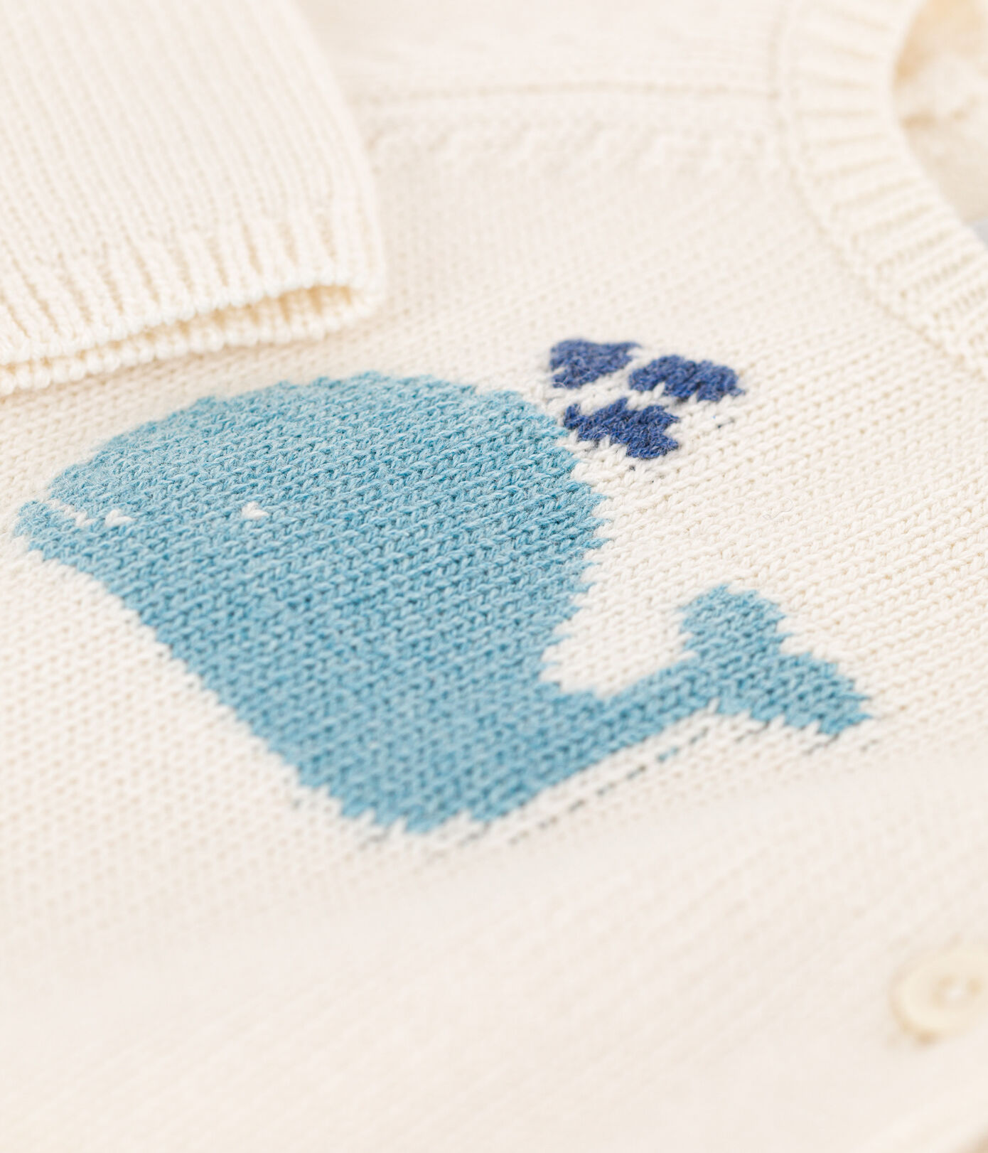 Ensemble en tricot laine et coton bébé