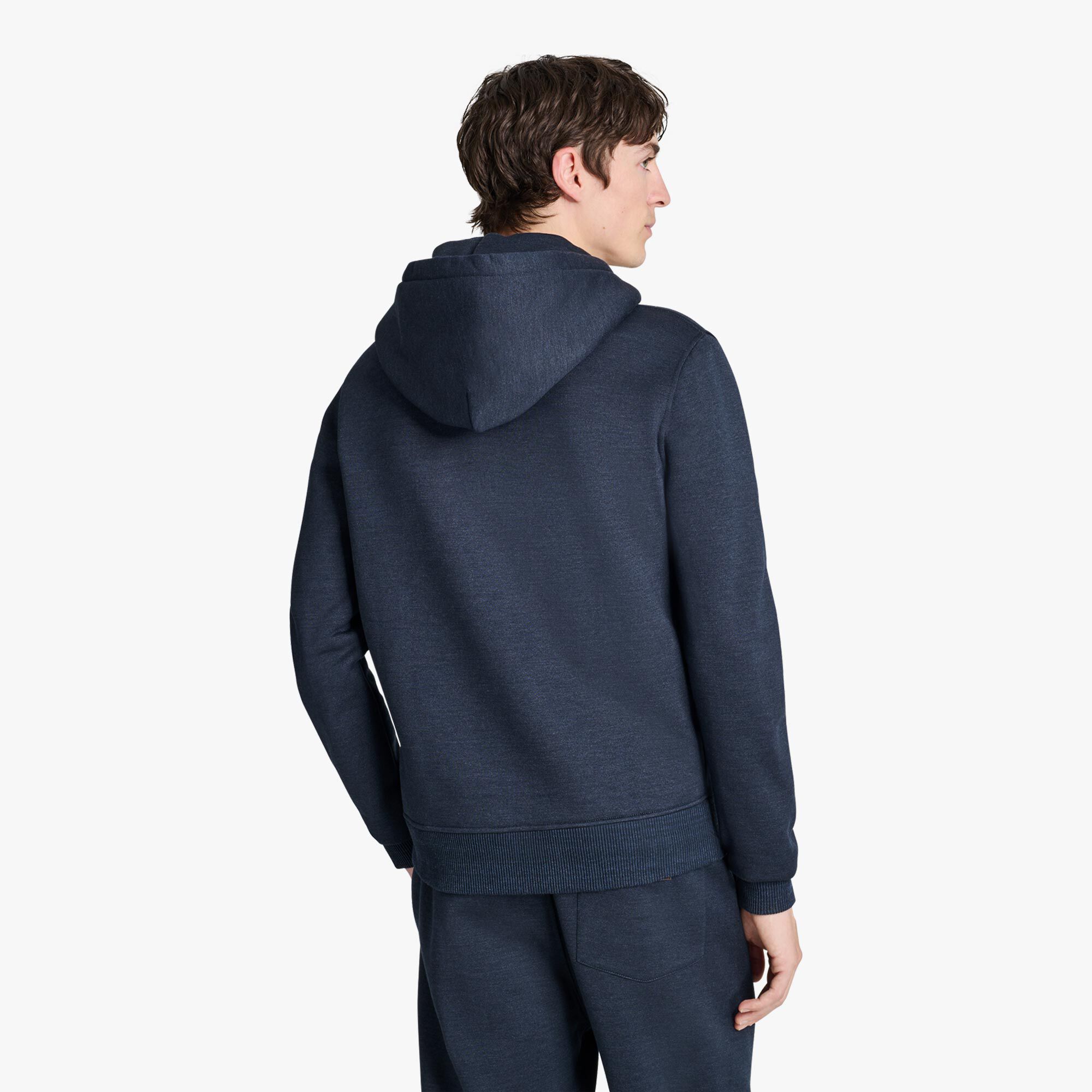 Sweat À Capuche Avec Detail En Cuir