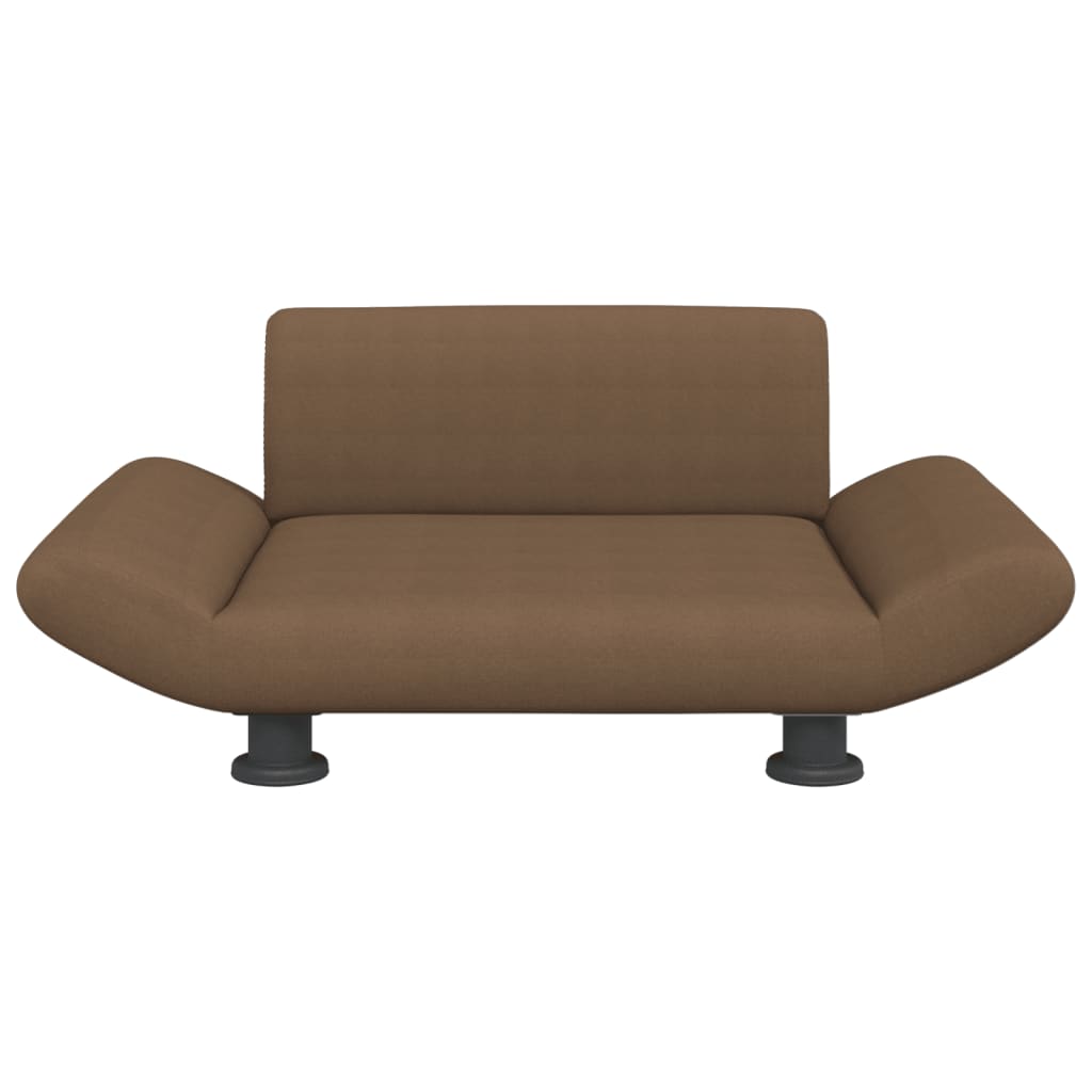 Cama para cães vidaXL em tecido marrom, 70x45x28 cm