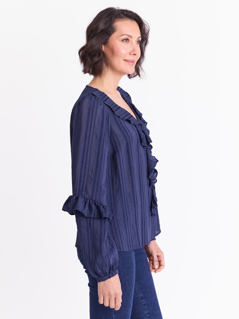 Scarlett bluse Navy Blazer