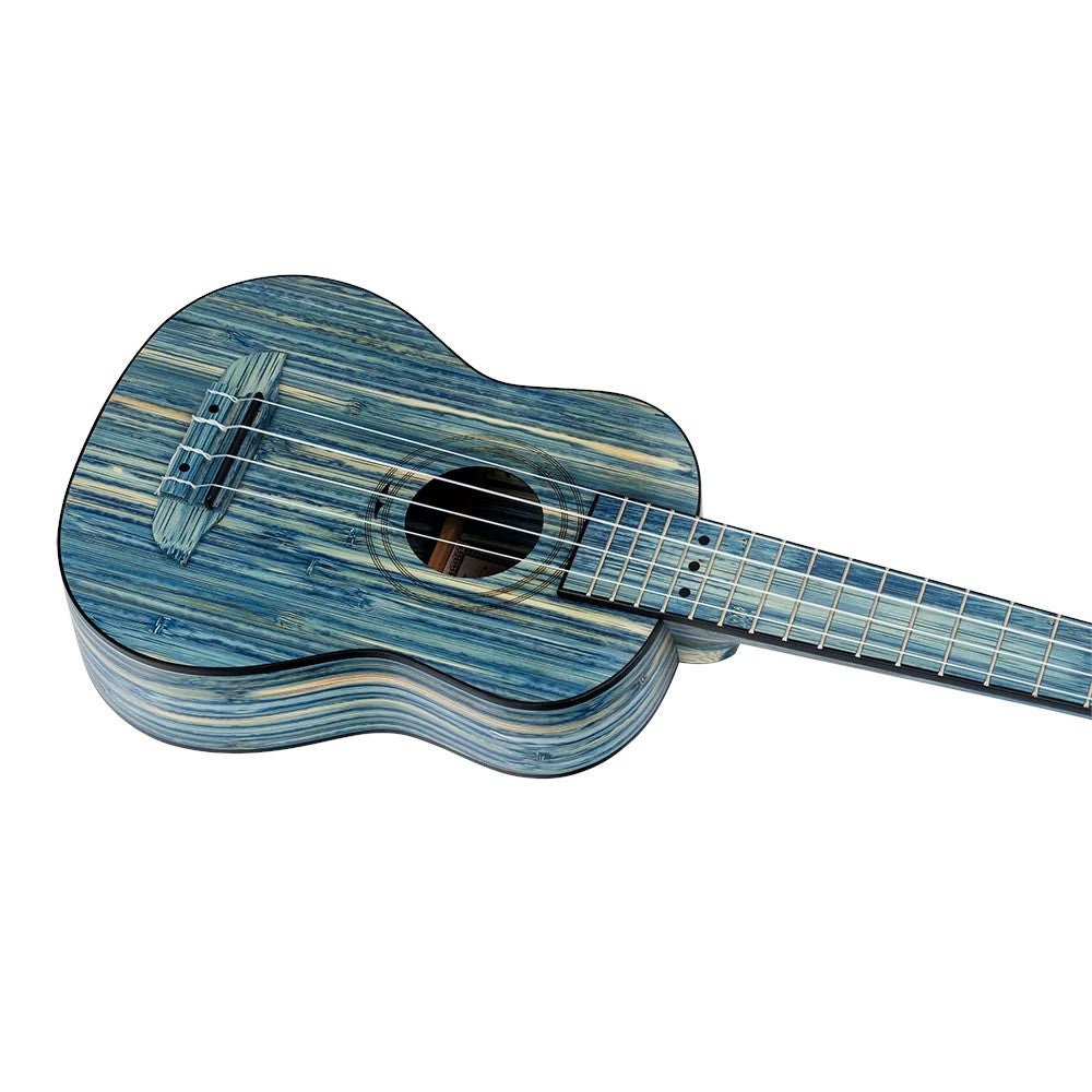 Ortega RUSWB-SO Bamboo Series Soprano Size Ukulele Stonewashed sopraan ukelele met gigbag