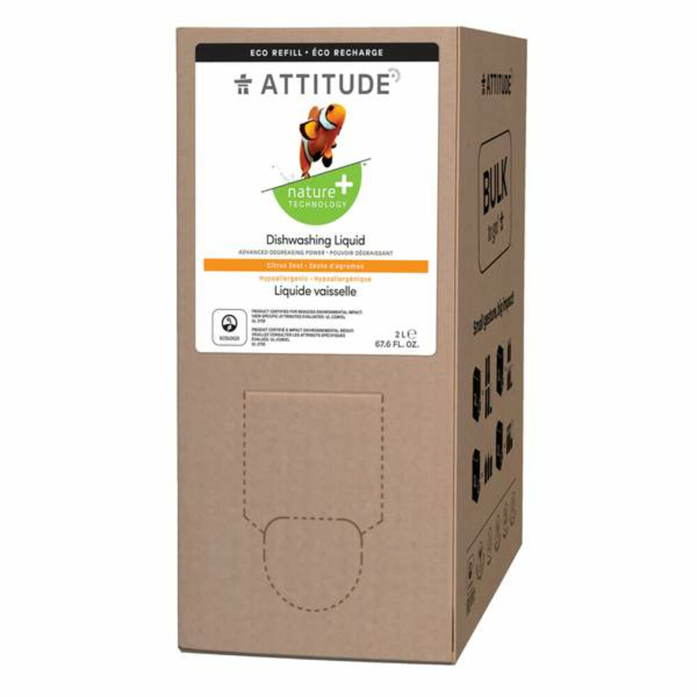 Attitude Afwasmiddel Citrus Zest2 liter