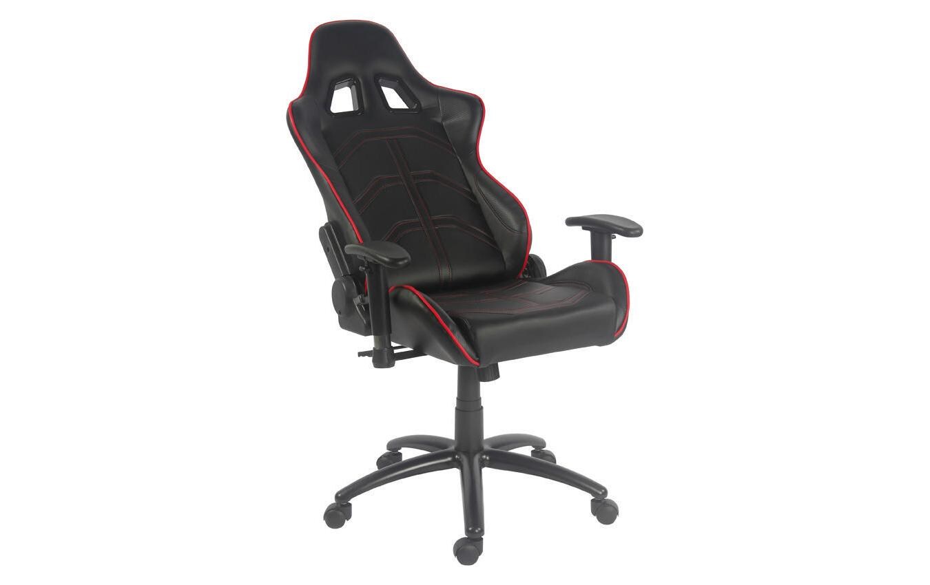 Gaming-Stuhl LC-GC-1 Schwarz/Rot<br>Ergonomischer Gaming-Stuhl, schwarz/rot