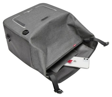 Sacoche de Cintre Klickfix Lightpack Max Imperméable Gris