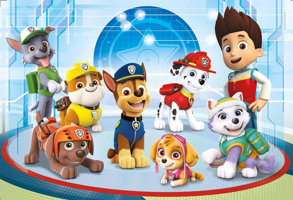 Paw Patrol Puslespil - Maxi - Super Color - 24 Brikker - Clementoni