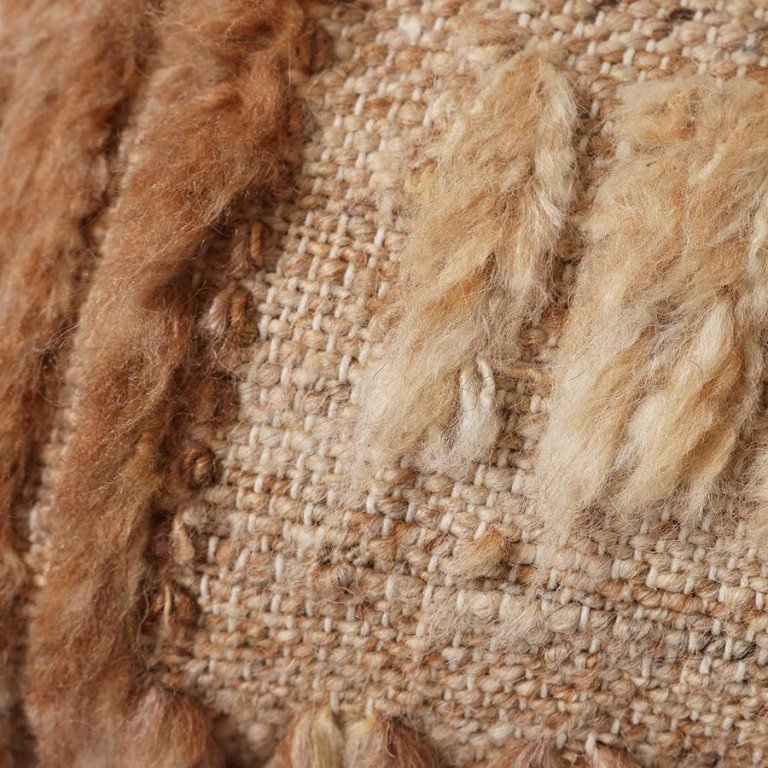 HKliving Natural Fluffy kussen 40x25
