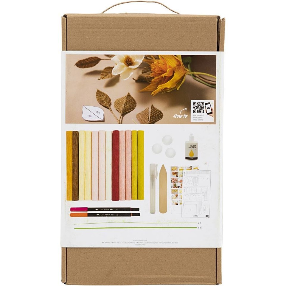 DIY Kit - Kreativt Kit - Crepepapir