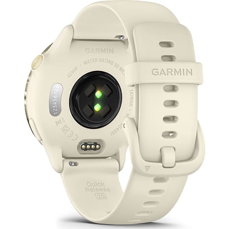 Garmin Vivoactive 6 smartwatch - Bone/Lunar Gold