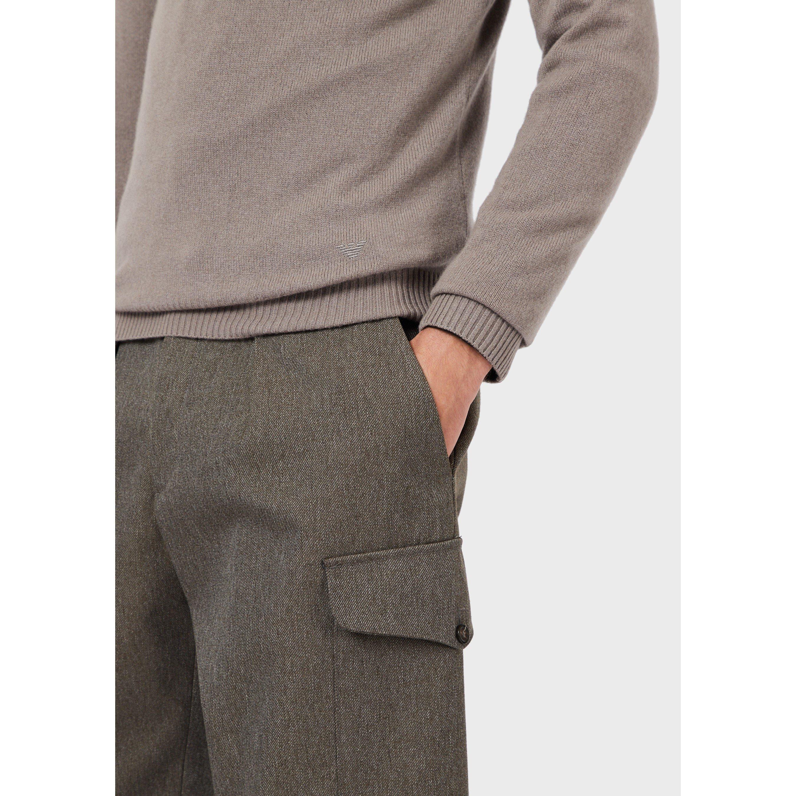 Emporio Armani Crew Neck Knit Top