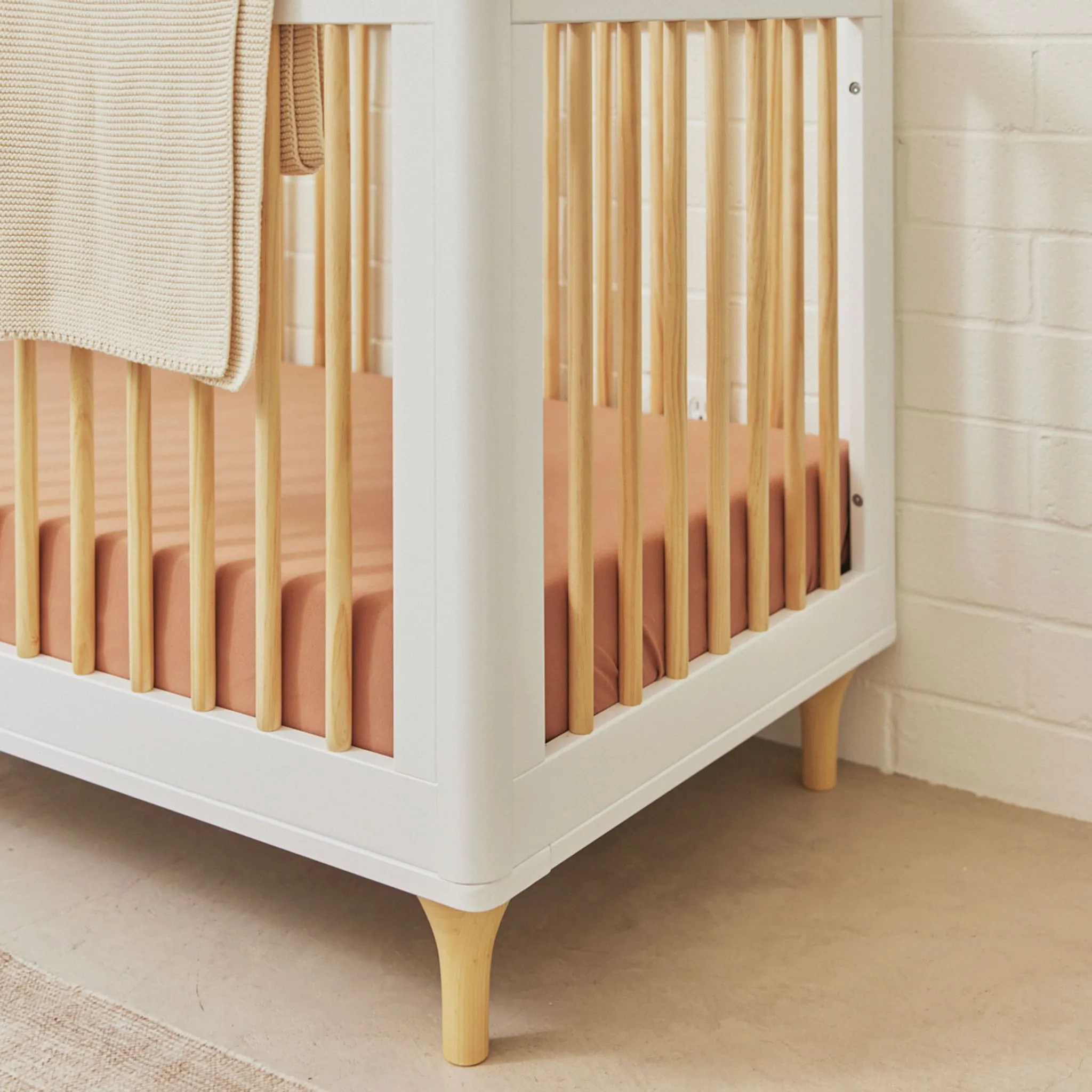 Babyletto Couchette Convertible 3 en 1 Lolly - Blanc  Naturel