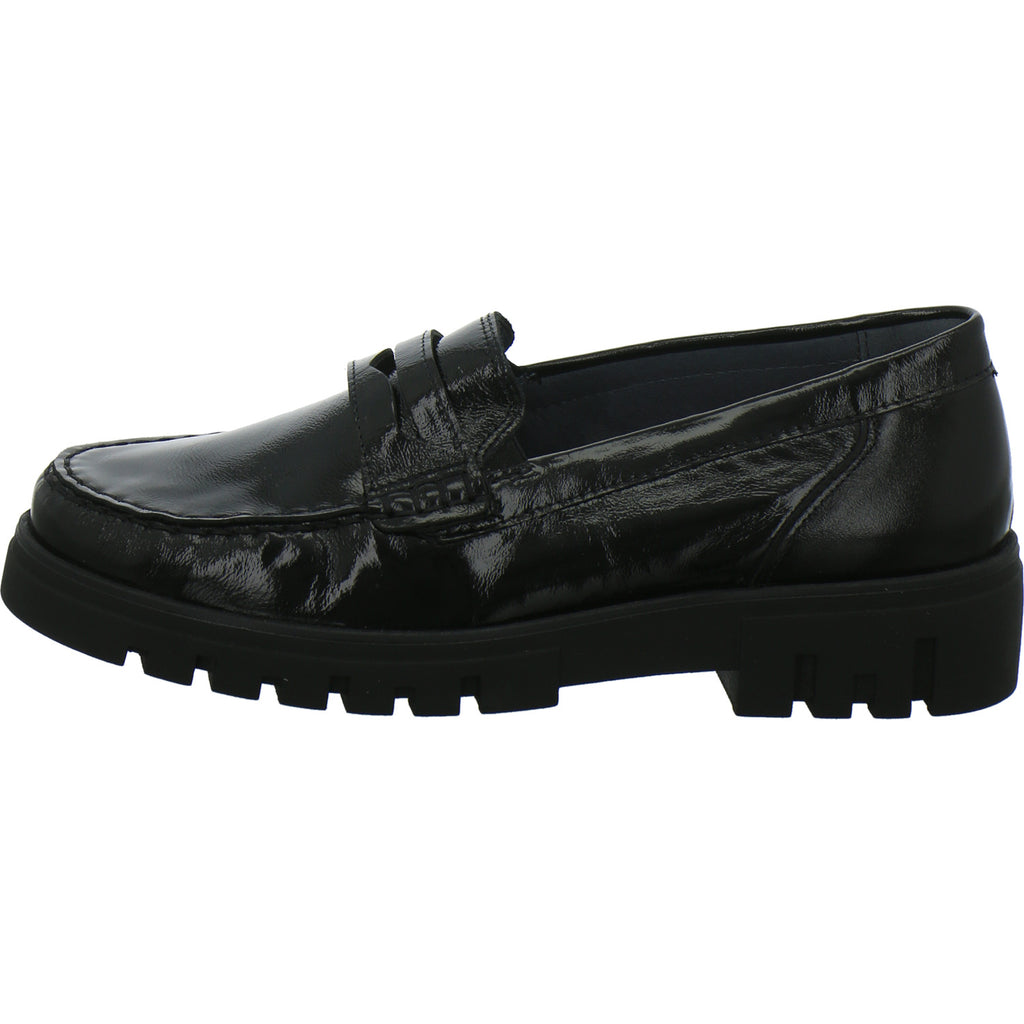 Waldläufer Slipper Damen Serena Schwarz