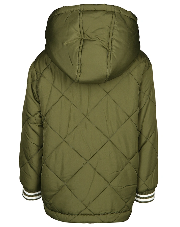 Steppjacke NBMME mit Plüsch in olive