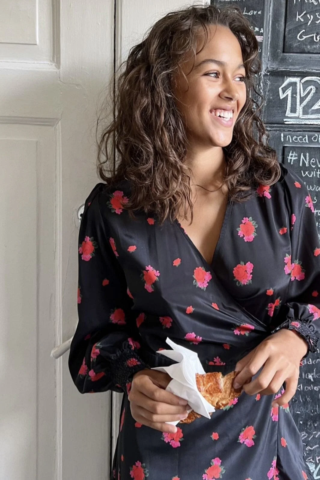 Neo Noir Eva Forever Rose Dress
