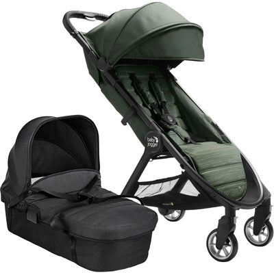 Baby Jogger City Tour 2 Trille inkl. Liggedel, Everett Green/Jet