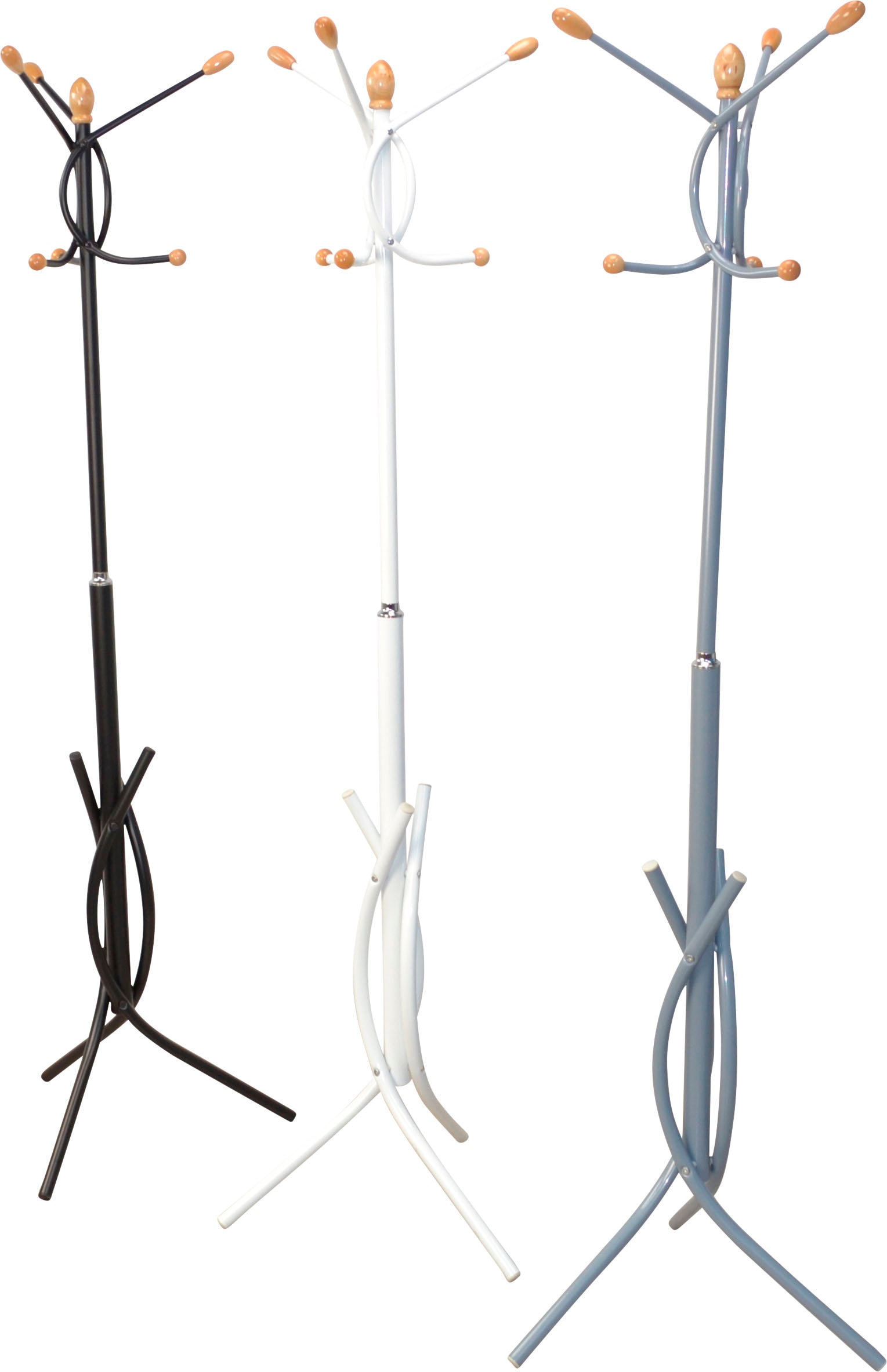 INOSIGN Garderobenständer aus Metall, Höhe 175 cm, 6 Haken