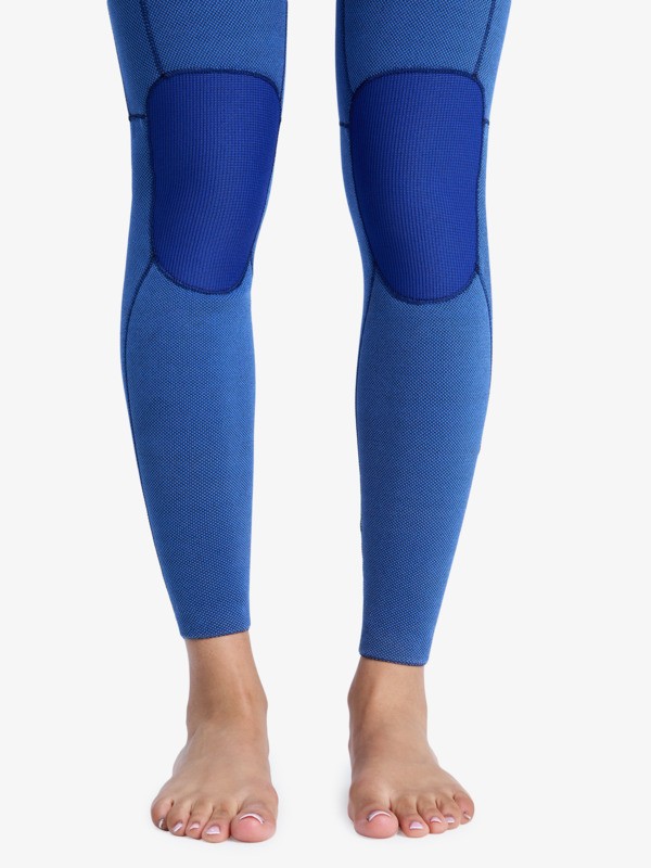3/2 Elite Xtra Stretch Combinaison de surf zip poitrine Bleu Femme
