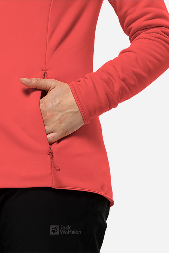 Jack Wolfskin Jack Wolfskin Baiselberg Hooded Fz W Fleecevest Dames