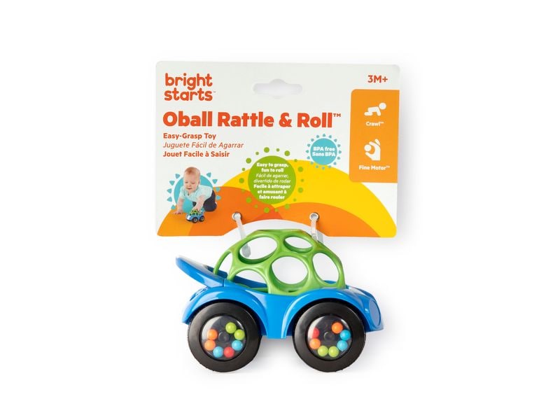 Oball Beschäftigungsspielzeug Auto assortiert, 1 Stk. Fahrzeuge aus weichem und flexiblem Material