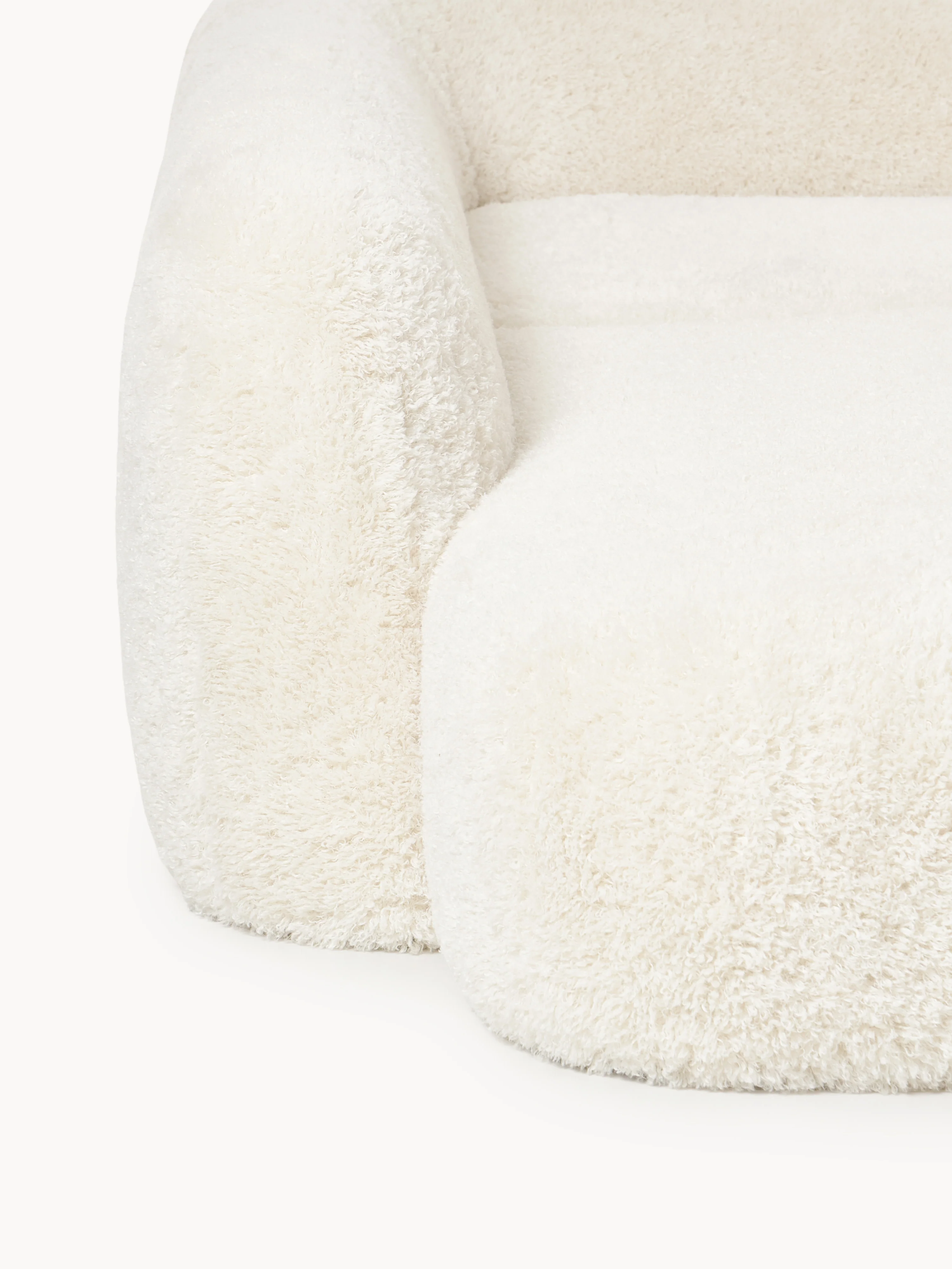 XL modulaire teddy-hoekbank Wolke (4-zits) met chaise longue