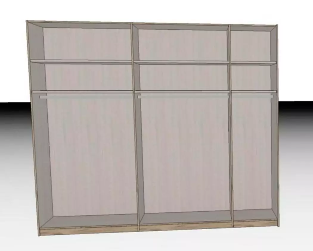 Kleiderschrank Treviso 250 x 217 cm