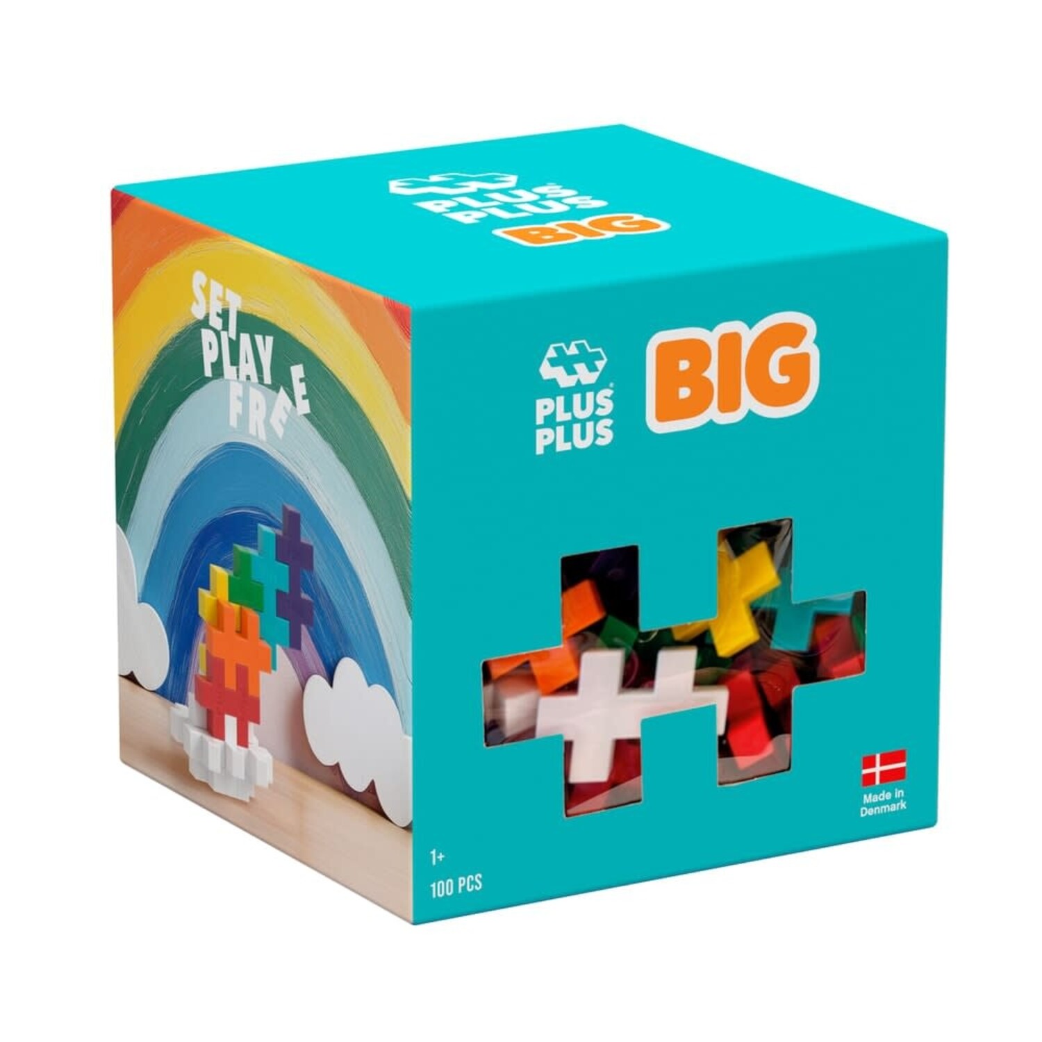 Plus - Plus | Rainbow Big 100 stuks