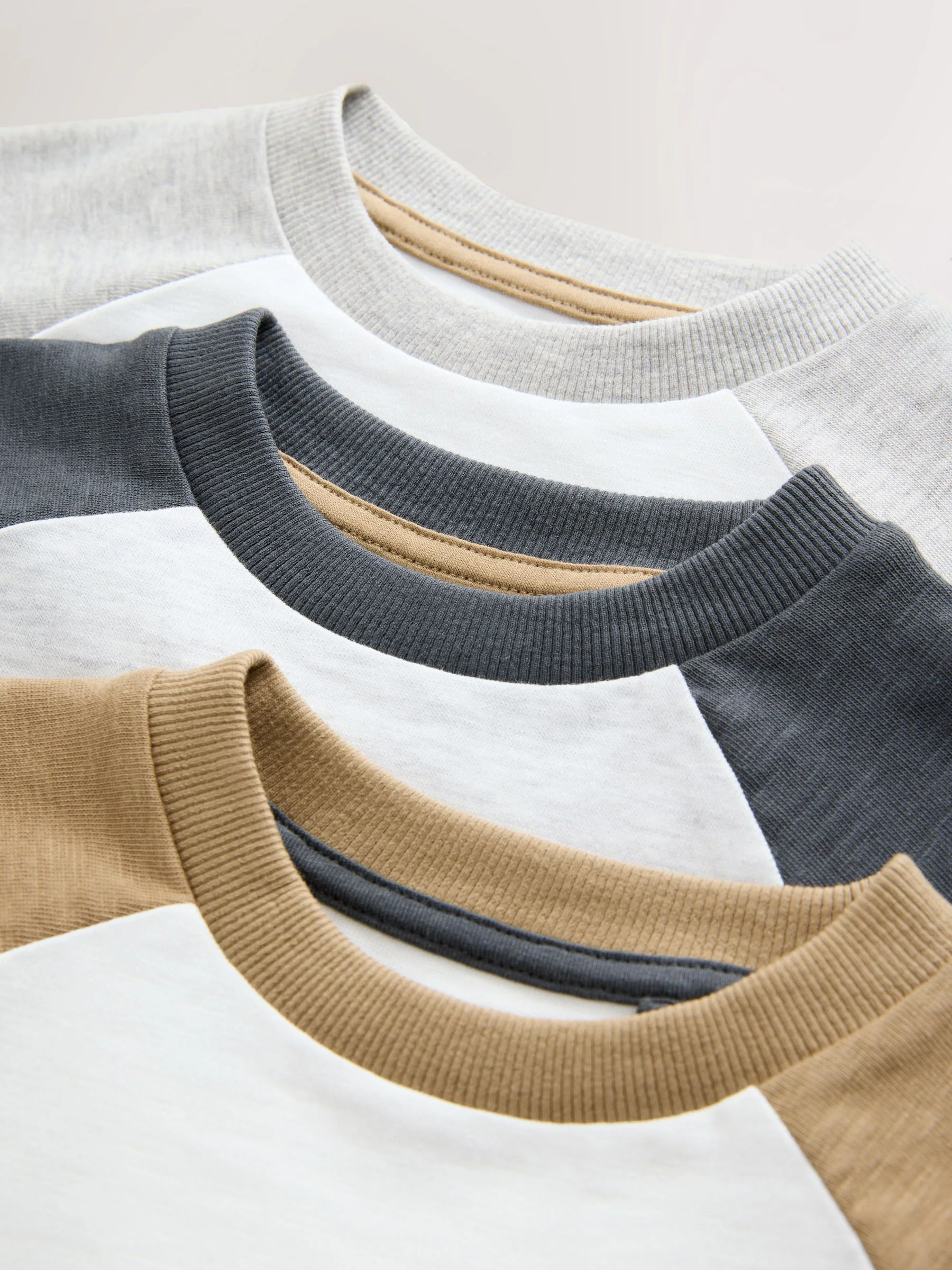 Grijs - Set van 3 T-shirts met lange mouwen (3mnd-7jr)