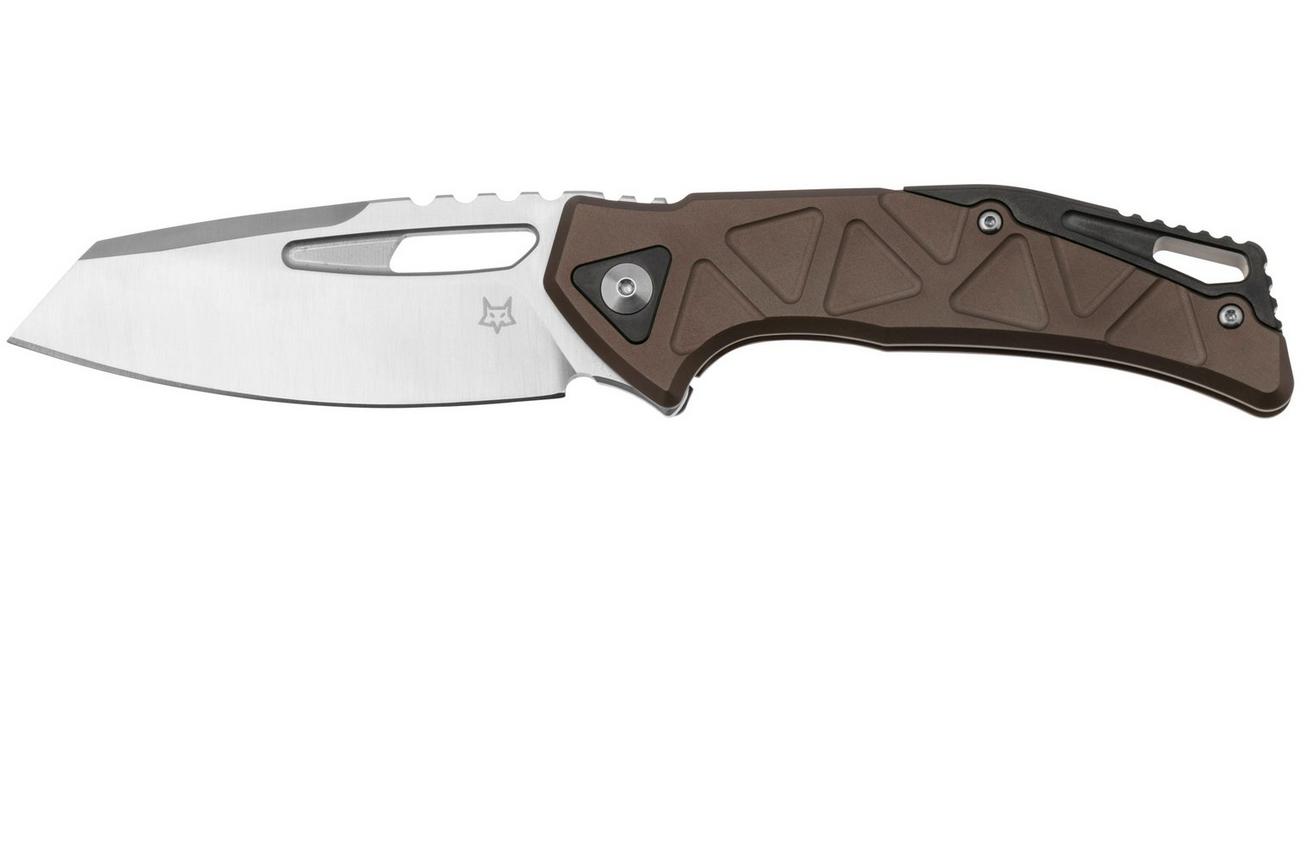 Fox Chronos FX-552-ALBR Magnacut, Bronze Aluminium, zakmes, Stefan Merk design